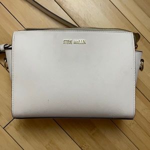 Steve Madden White Crossbody Bag